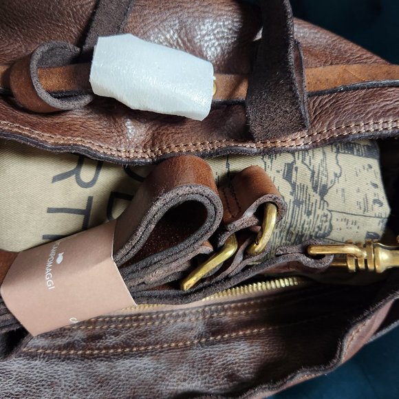 NWT PRICE DROP Campomaggi Otranto Top Belted Deep Brown - Picture 15 of 16